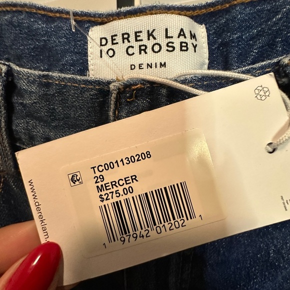 Derek Lam 10 Crosby | High Rise Crop Flare Jean - Picture 4 of 4